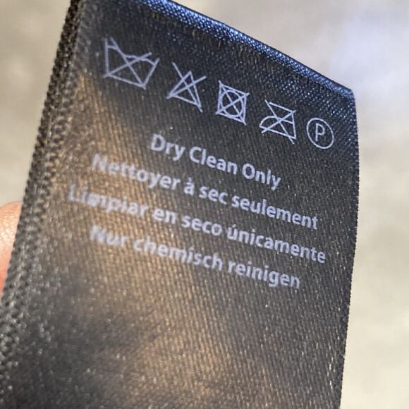 Rachel Zoe Blouse Womens 4 Navy Blue Lace Collared Lined Collared‎ Preppy - Picture 8 of 9